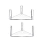 2pcs /Set Easy-Assembly Triangular Acrylic Ball Rack, Transparent 1pc, Transparent 2pcs /Set, Black 1pc, Black 2pcs /Set