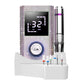 Rhinestone nail applicator device with built-in display and multi-tip holder