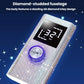 Rhinestone-covered nail applicator body with digital RPM screen and power knob