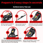 Car Motorcycle Automatic Retractable Tensioner Tie-Down Strap, 315cm