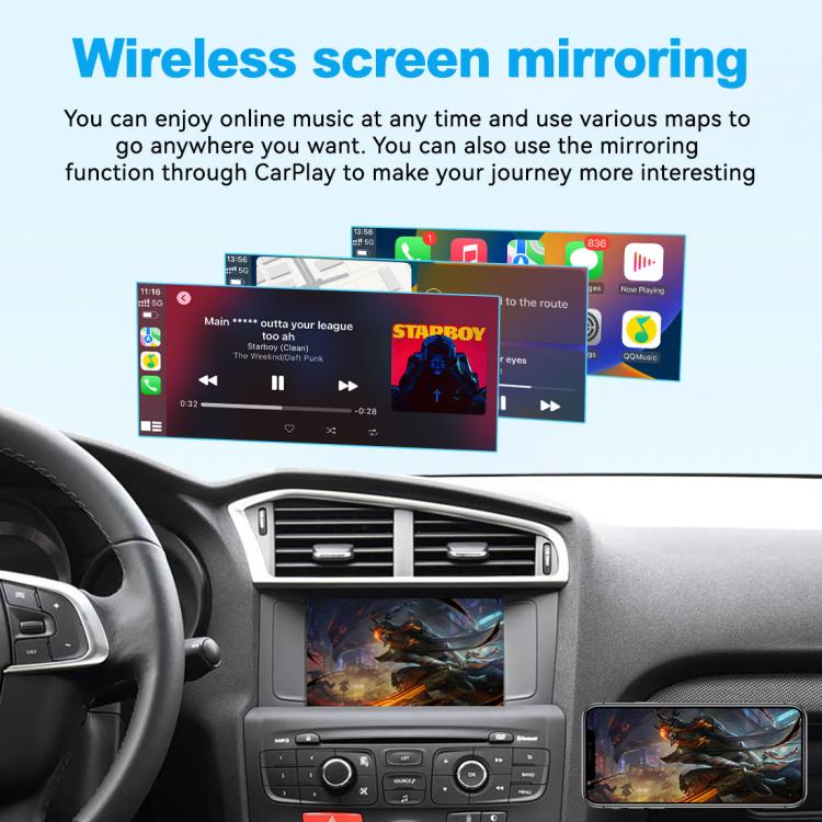 CarPlay Decoder Car Module For Citroen C3 / C4L / C4 / C5 2014-2016, WZPG-1 For Citroen