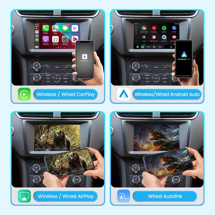 Wireless CarPlay Module Decoder For Ford Focus / Mondeo / Taurus / Explore / Escape / Edge 2013-2016, WZFD-1 (SYNC2)