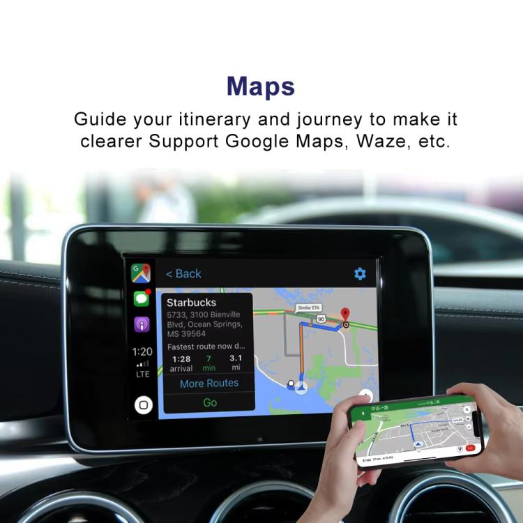 Wireless CarPlay Module Decoder For Cadilac XTS / ATS / SRX / CTS / XT5 2014-2017, WZGM-1
