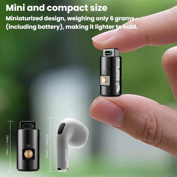 SMILING SHARK MINI03-S Outdoor Mini Flashlight Magnetic Charging Keychain Light, MINI03-S