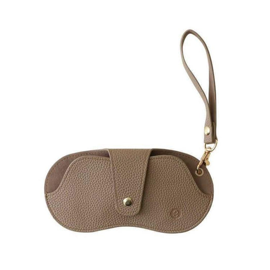 Hanging Glasses Bag PU Leather Eyeglasses & Sunglasses Case Portable Travel Eyewear Holder