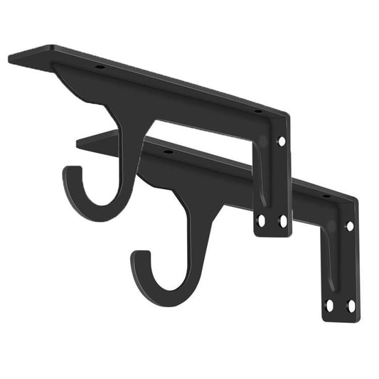 2pcs Thickened Heavy-Duty Shelving Bracket Triangular Wall-Mounted Support Bracket, 12 inch Black, 16 inch Black, 18 inch Black, 12 inch White, 16 inch White, 18 inch White