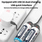 USB dual charging setup with battery cells for the diving flashlight