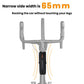Compact bike top tube frame bag mounted on the handlebar stem area