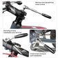 Bike crank area tool using a ratchet wrench for removing and installing screws