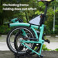 Waterproof bike triangle frame tool bag in white diamond pattern with black mounting straps