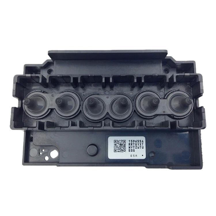 Replacement inkjet print head cartridge with nozzle plate and barcode label