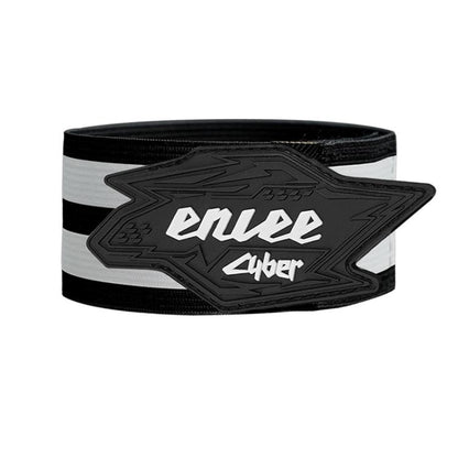 Black reflective ankle strap with ENLEE logo and contrast panels