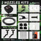 WiFi-Controlled Terrarium Automatic Misting Reptile Enclosure Humidification System, 2 Nozzle Sets EU Plug, 2 Nozzle Sets US Plug, 2 Nozzle Sets UK Plug, 4 Nozzle Sets EU Plug, 4 Nozzle Sets US Plug, 4 Nozzle Sets UK Plug
