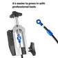 Five-line oil needle installation tool with press head and connected needle