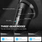Electric earwax remover handle with gear and battery display buttons