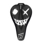 Black full-wrap bike saddle cover with ENLEE logo and white geometric graphics