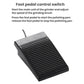 Black foot pedal control switch for electric nail file grinder