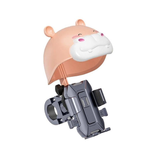 Outdoor Waterproof Motorcycle Phone Mount With Helmet Universal Phone Navigation Bracket, Handlebar Black, Handlebar Pink, Rearview Mirror Black, Rearview Mirror Pink