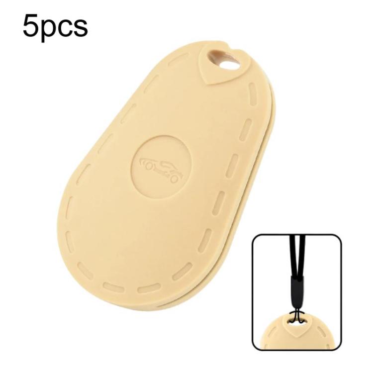 Beige oval wiper rubber repair and grinding tool, hanging hole and side slots