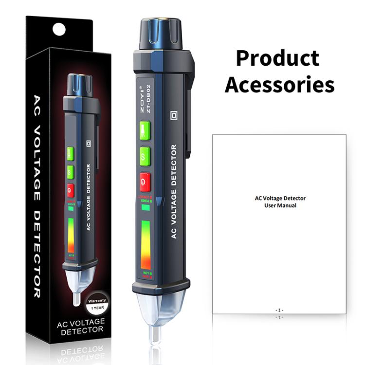 ZOYI Non-Contact Smart Induction Voltage Tester Pen, DB02, DB03