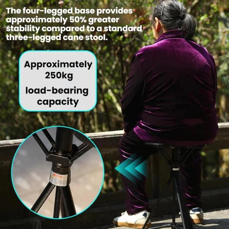 Outdoor Multi-Functional Lightweight Non-Slip Hiking Stick/Stool