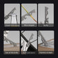 Multi-tool feature collage: bottle opener, wire stripper, scale, bicycle spoke key