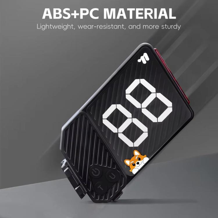 WEST BIKING USB-C Rechargeable Bicycle Number Plate Light 3 Light Modes, Adjustable Number 0-99