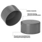 1.98 Inch Bearing Protector Cover Lubricator Rubber Cap, 4pcs Bearing Protector Cover