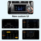 Wireless CarPlay Android Auto decoder installed in car center console, smartphone control