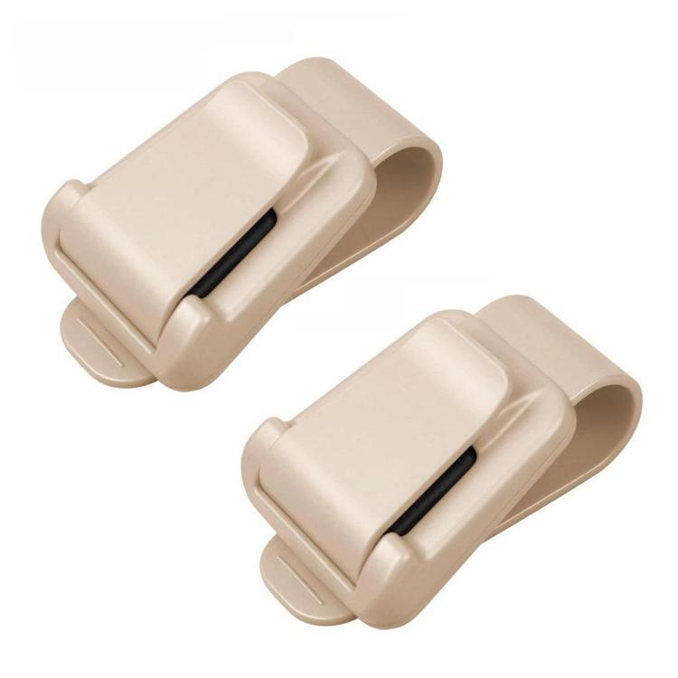 2pcs Car Sunglasses Clip Multifunctional Ticket and Card Holder