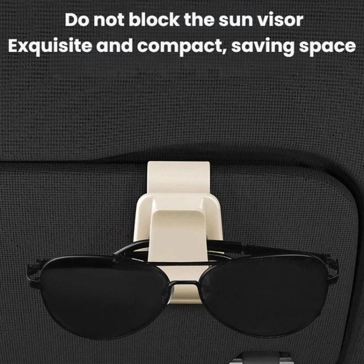 2pcs Car Sunglasses Clip Multifunctional Ticket and Card Holder