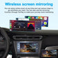 Wireless screen mirroring on car infotainment display with connected device