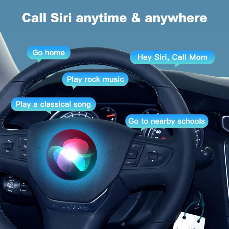 Car infotainment interface for voice assistant with steering wheel controls