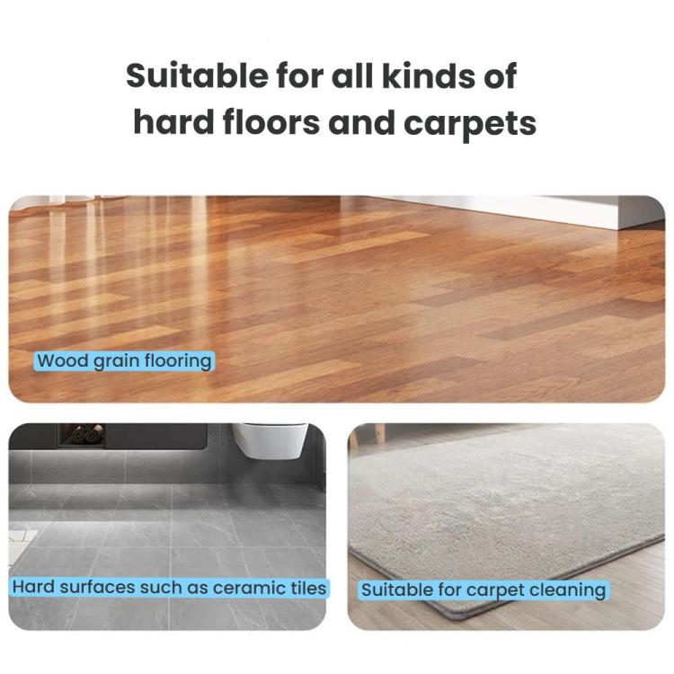 Dual roller brush replacement for hard floors and carpet, blue bristle rollers