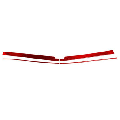 Kia Sportage NQ5 dashboard trim strip, red with textured center V design