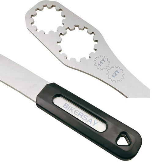 BIKERSAY Cassette Freewheel Removal Tool 11T/12T Flywheel Fixed Wrench