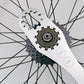 BIKERSAY freewheel removal tool engaging rear cassette and lockring with 11T/12T teeth