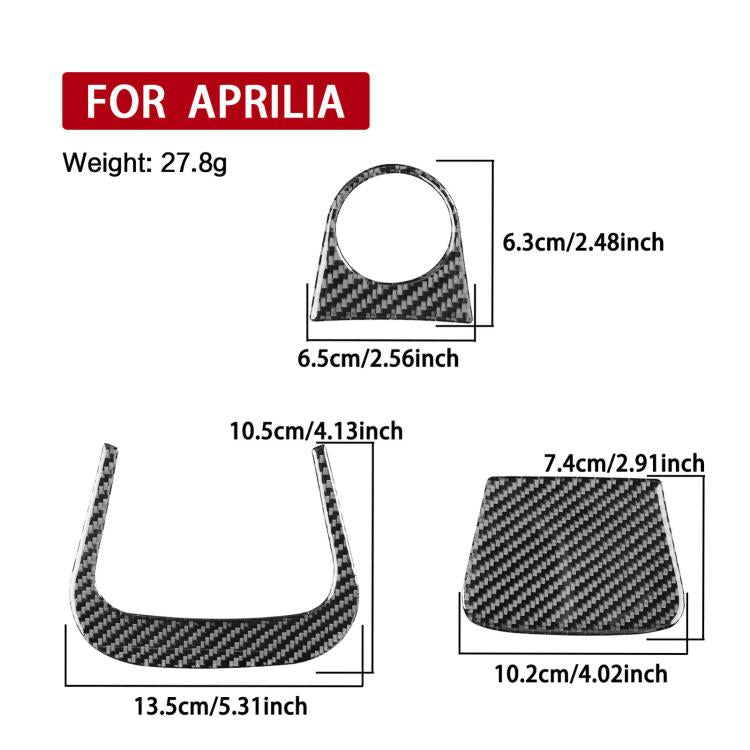 For 2021-2025 Aprilia RS 660 3pcs /Set Ignition Zone Decorative Stickers