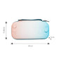 Nintendo Switch 2 storage case, gradient zipper shockproof pouch with molded icons
