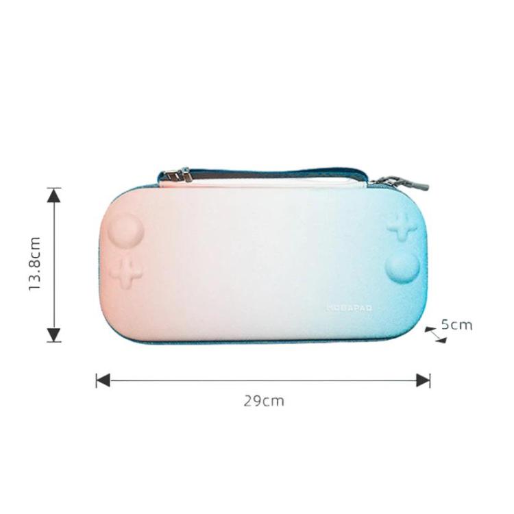Nintendo Switch 2 storage case, gradient zipper shockproof pouch with molded icons