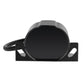 Black waterproof reversing buzzer horn on rectangular mount with attached cable