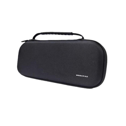 Dark gray handheld organizer case with top handle for Nintendo Switch