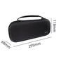 Black Switch organizer case with handle; 295mm x 68mm x 118mm size