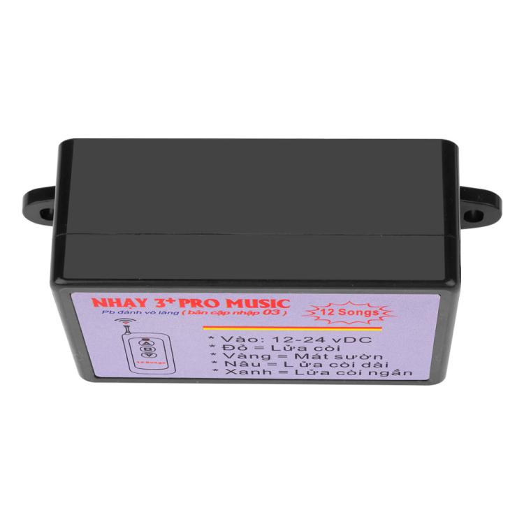 Twelve-tone Car Horn Control Box With Colored Light Control, 12 Sound, With Remote Control