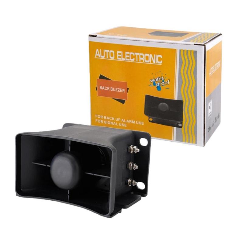 Auto electronic back buzzer reversing alarm, black horn unit with box