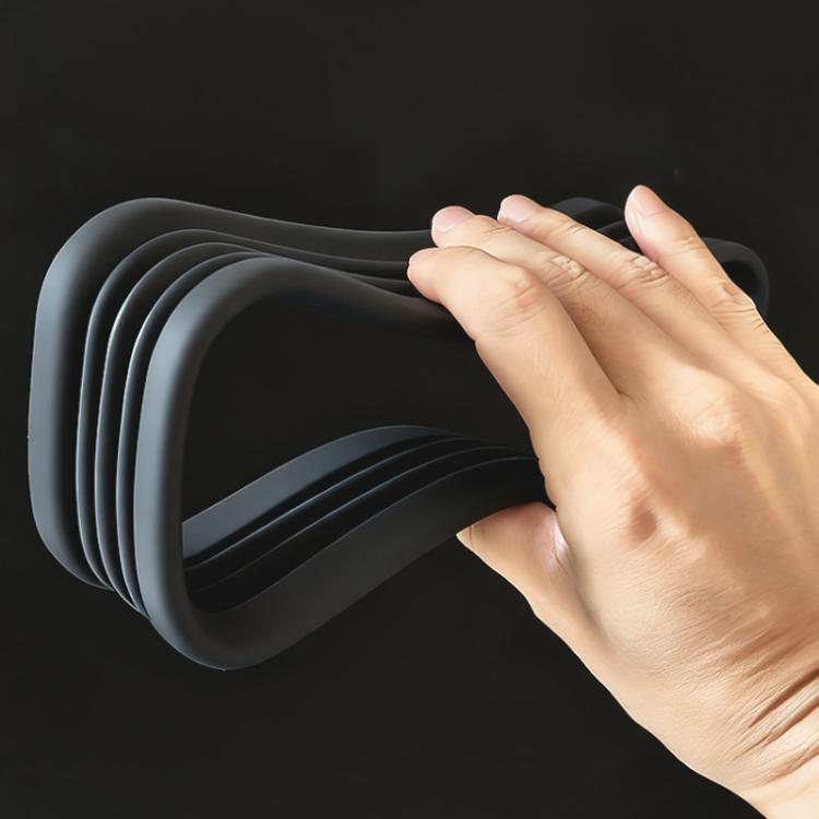 Black ridged air blower nozzle attachment for coffee machines