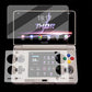 Tempered glass protectors on AYN Thor screen and controls, HD clear