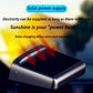 Solar-Powered Wireless Electronic Dog Speed Meter Head-Up Display, KM/H, MP/H