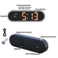 Car speed HUD display with colored direction icons, adjustment buttons, and speaker