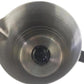 Stainless steel frother whisk cup base with black inner whisk attachment
